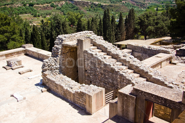 Ruins of Knossos Palace Stock photo © timbrk