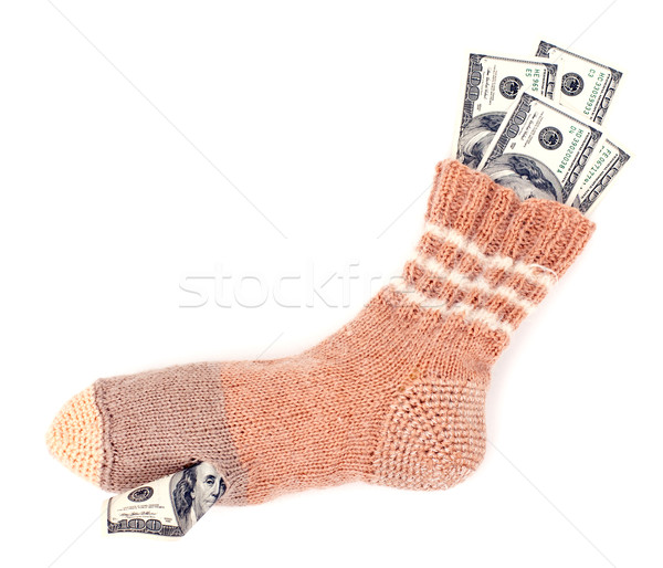 Savings in the sock Stock photo © timbrk