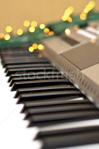 Synthesizer with lights Stock photo © timbrk