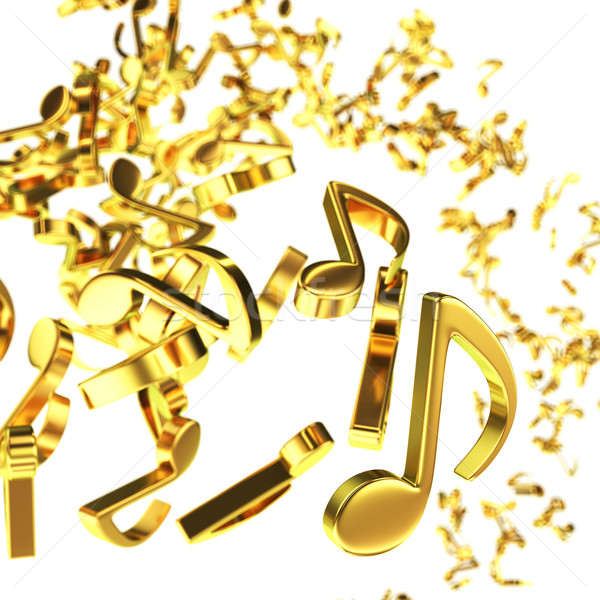 Whirlwind of music Stock photo © timbrk
