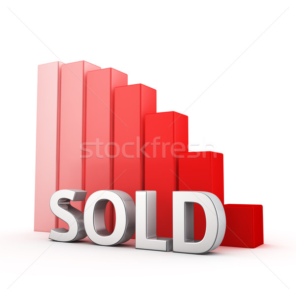 Stock photo: Reduction of Sold