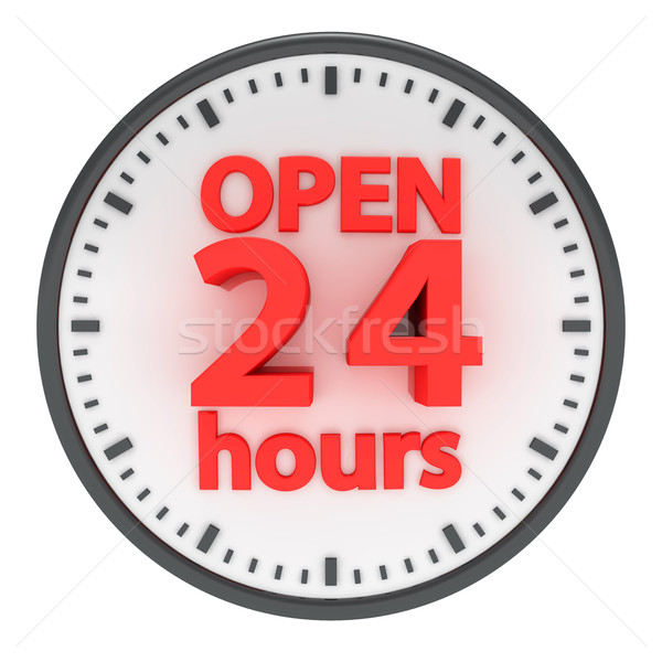 Open 24 hours Stock photo © timbrk