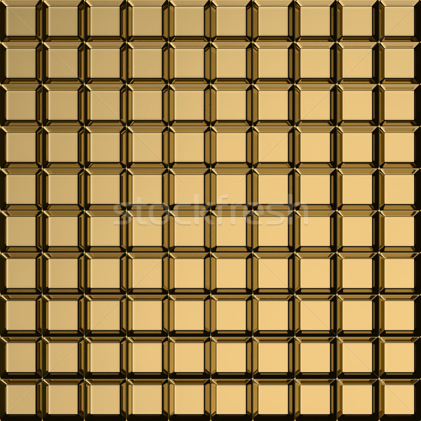 Golden square pattern Stock photo © timbrk