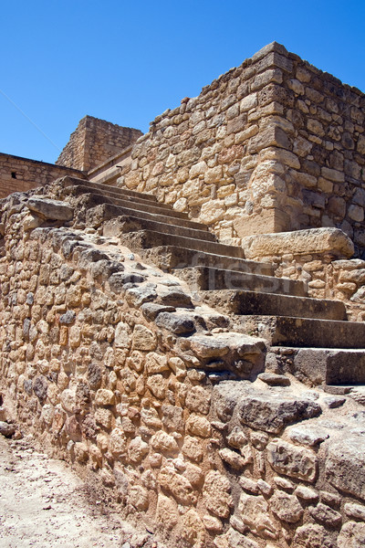 Staircase at Knossos Palace Stock photo © timbrk