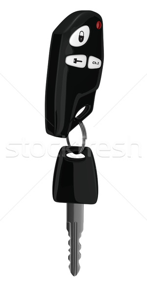 Hanging car key Stock photo © timbrk