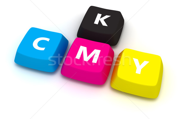 CMYK keypad Stock photo © timbrk