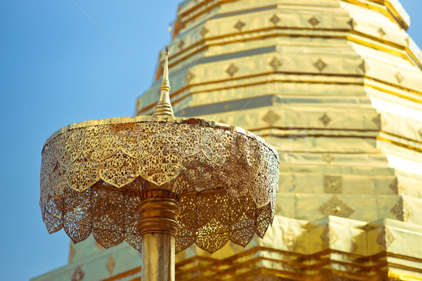 Golden stupa Stock photo © timbrk