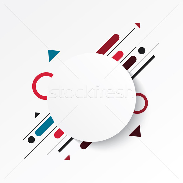 Moderne diagonaal abstract ontwerp vector Blauw Stockfoto © tina7shin