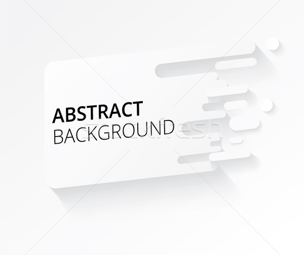 Stock photo: modern abstract white background. design elements.