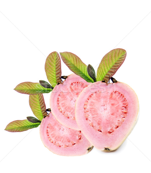 Imagine de stoc: Proaspăt · sănătos · roz · fruct · frunze
