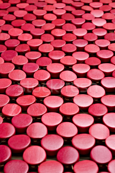 Piros absztrakt körök fókusz középső szépség Stock fotó © tish1