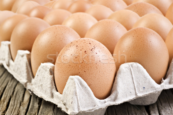 Vers gezonde eieren boerderij klaar natuur Stockfoto © tish1