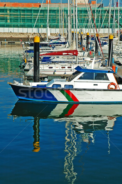 Luxury sail yacht Stock photo © tito