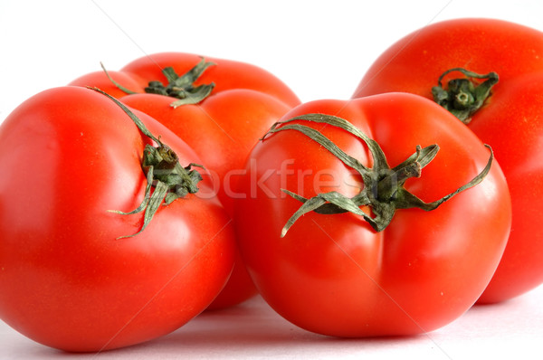 Vier vers tomaten Rood sappig blad Stockfoto © tito