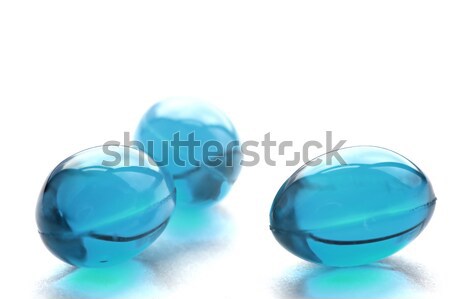 Abstrato pílulas ciano cor quadro vitaminas Foto stock © tito