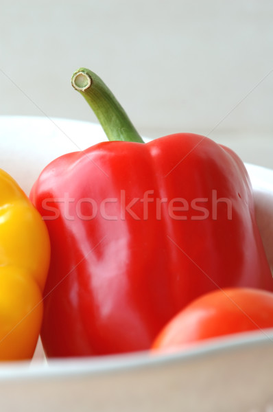 Paprica in basket Stock photo © tito