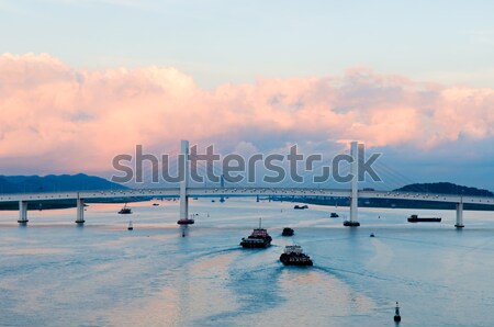 Panorama of Sai Van bridge Stock photo © tito