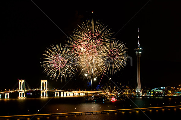 Macau International Fireworks Display Contest Stock photo © tito