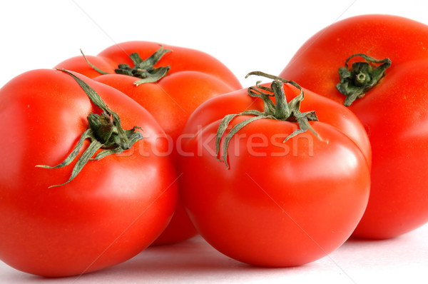 Vier tomaten vers Rood sappig blad Stockfoto © tito