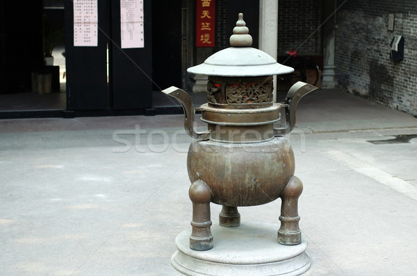 Incenso velho chinês templo vintage religião Foto stock © tito