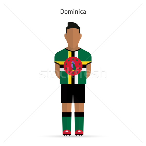 Dominique football uniforme résumé fitness [[stock_photo]] © tkacchuk