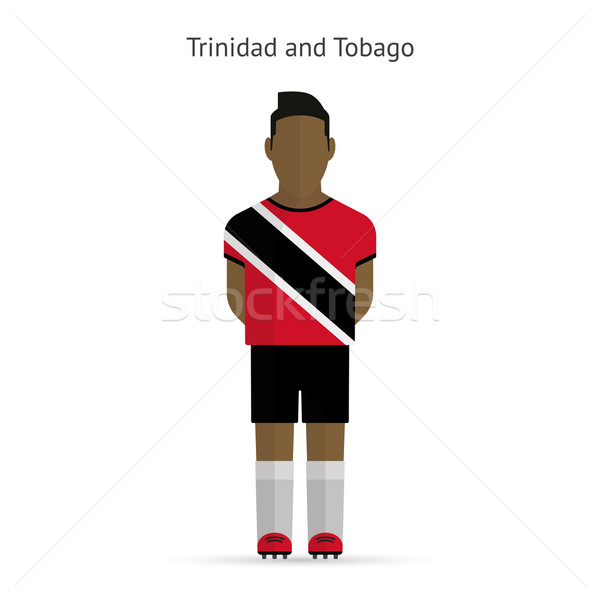 Trinidad and Tobago football player. Soccer uniform. Stock photo © tkacchuk