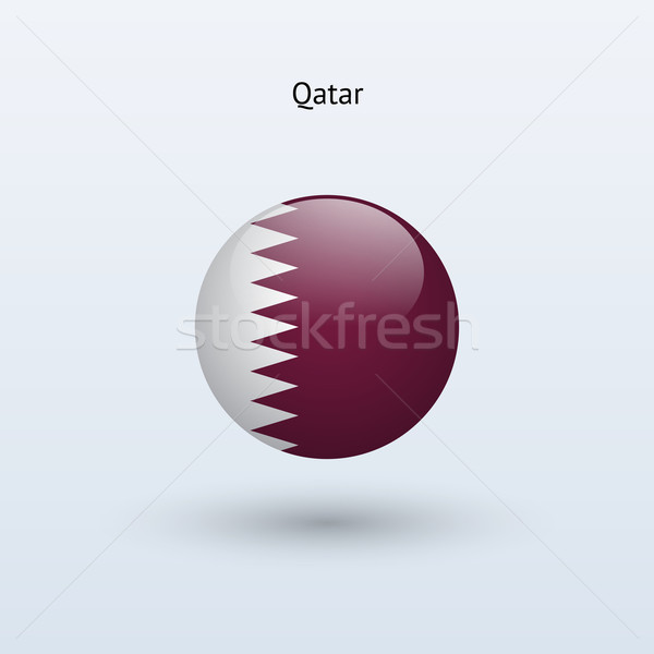 Katar bandera gris signo web viaje Foto stock © tkacchuk