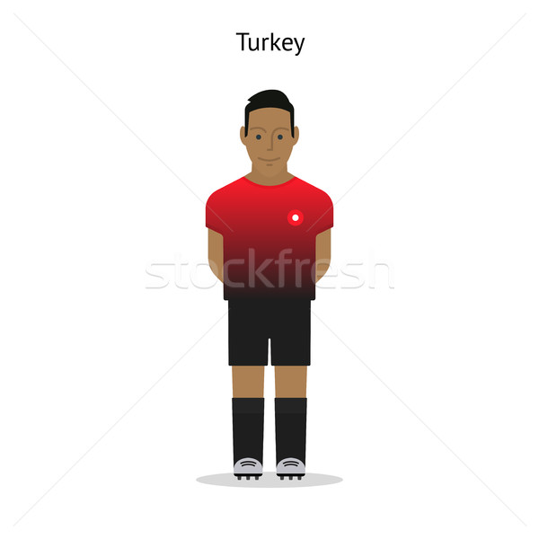 Fútbol Turquía futbolista forma deporte Foto stock © tkacchuk
