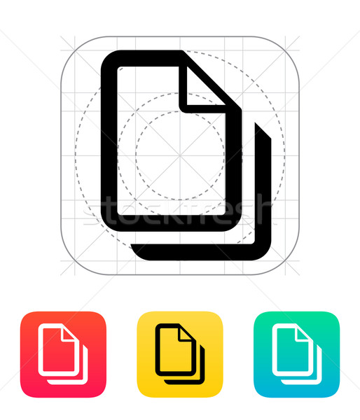 Files icon. Stock photo © tkacchuk