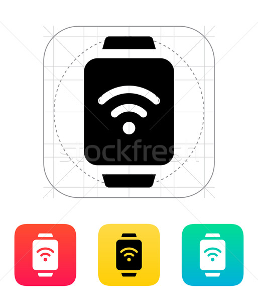 Wireless payment on smart watch icon. Stock photo © tkacchuk