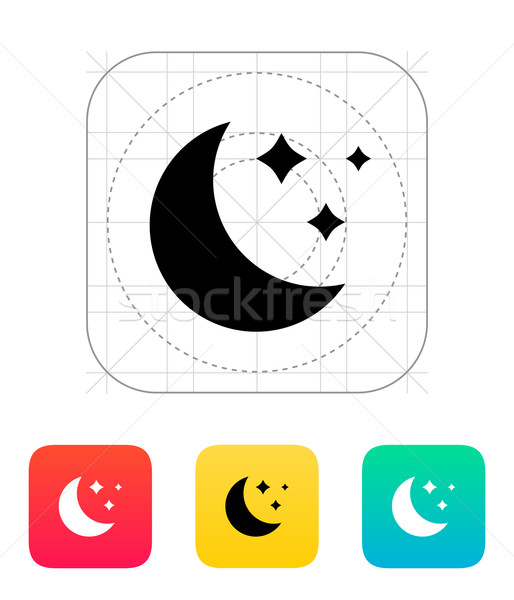 Moon icon. Stock photo © tkacchuk