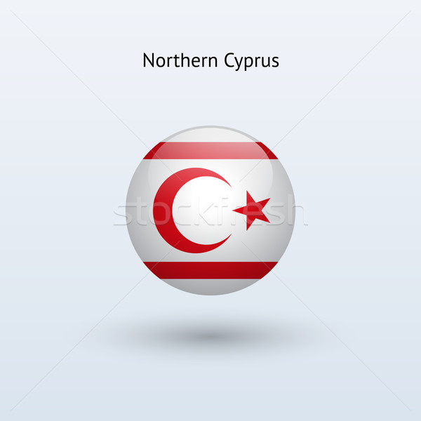 Nördlich Zypern Flagge grau Zeichen Web Stock foto © tkacchuk