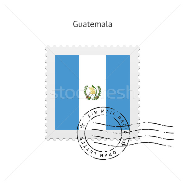Guatemala pavilion alb semna scrisoare Imagine de stoc © tkacchuk