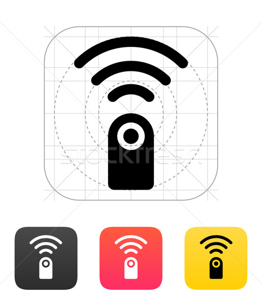 Remote control icon. Vector illustration. Stock photo © tkacchuk