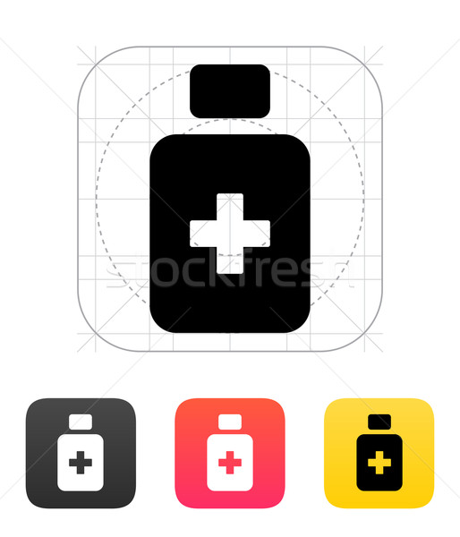 Bottle icon. Vector illustration. Stock photo © tkacchuk