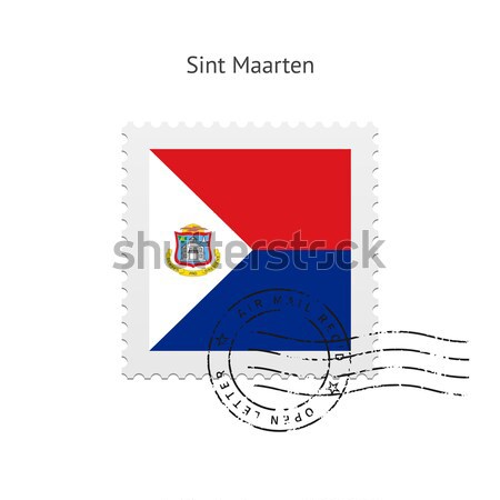 Кентукки флаг почтовая марка белый знак письме Сток-фото © tkacchuk