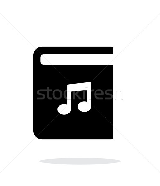 Audio book simple icon on white background. Stock photo © tkacchuk