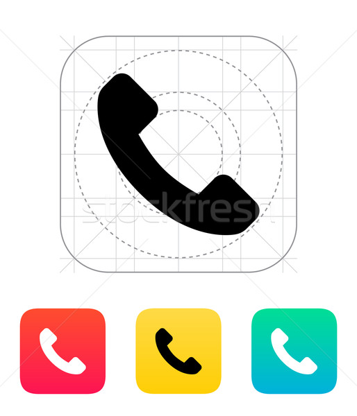 Call answer icon. Stock photo © tkacchuk