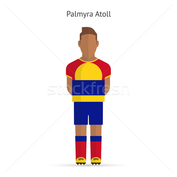 Palmyra Atoll football player. Soccer uniform. Stock photo © tkacchuk