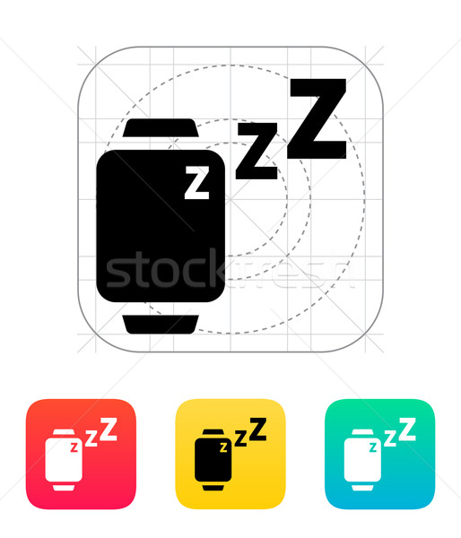 Sleep mode in smart watches icon. Stock photo © tkacchuk