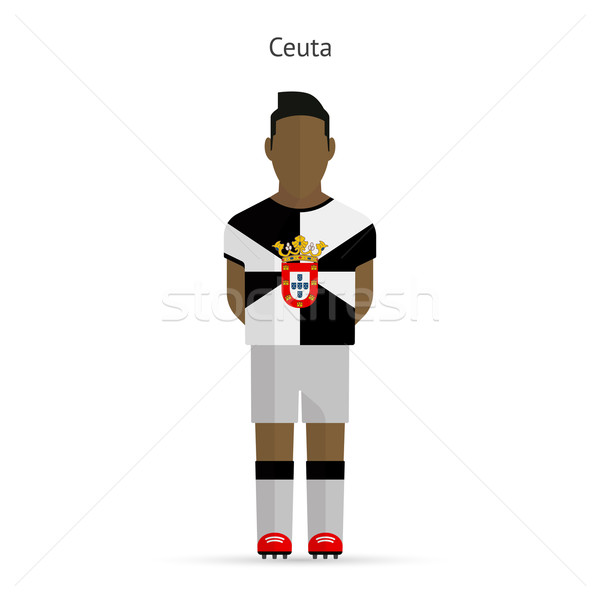 Ceuta football player. Soccer uniform. Stock photo © tkacchuk