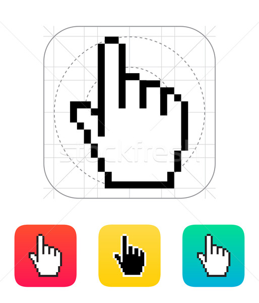 Stock foto: Hand · Cursor · Symbol · Computer · Internet