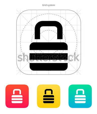 Lock icon. Stock photo © tkacchuk