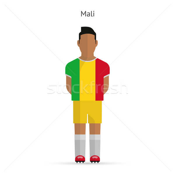 Stok fotoğraf: Mali · futbol · üniforma · soyut · uygunluk