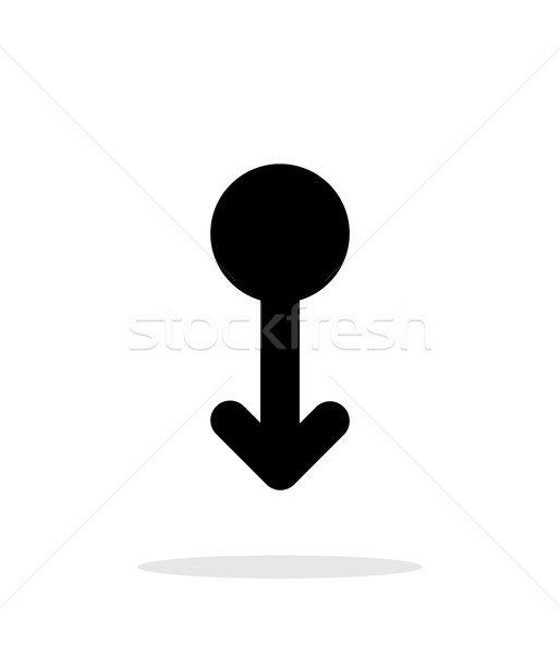 Scroll down gesture abstract icon. Stock photo © tkacchuk