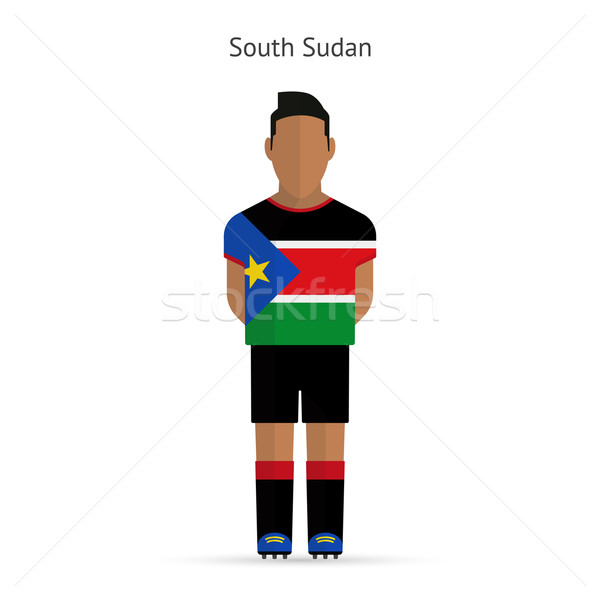 Meridionale Sudan calcio uniforme abstract Foto d'archivio © tkacchuk