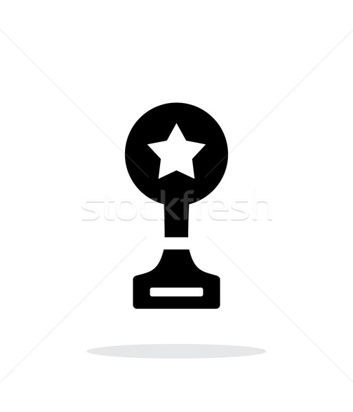 Cup simple icon on white background. Stock photo © tkacchuk