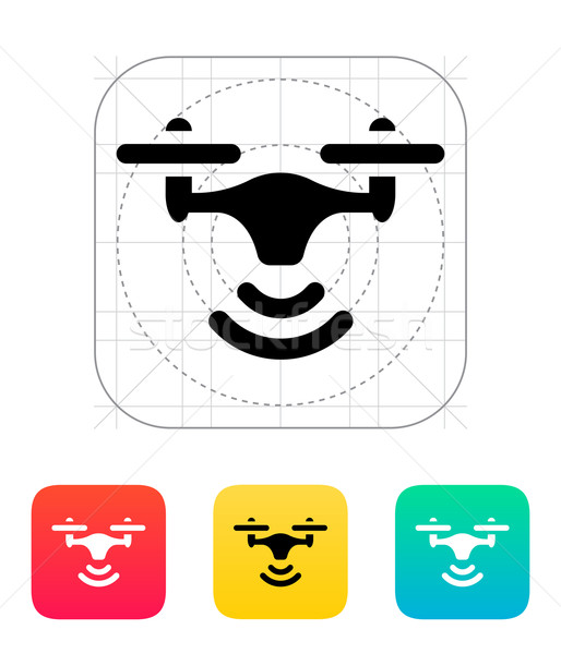 Wireless quadcopter icon. Stock photo © tkacchuk