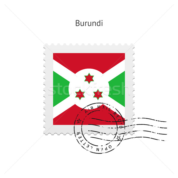 Stok fotoğraf: Burundi · bayrak · beyaz · imzalamak · mektup