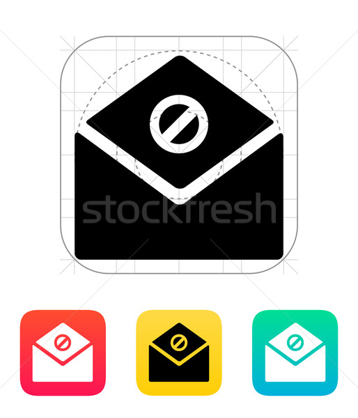 [[stock_photo]]: Spam · mail · icône · affaires · sécurité · contact